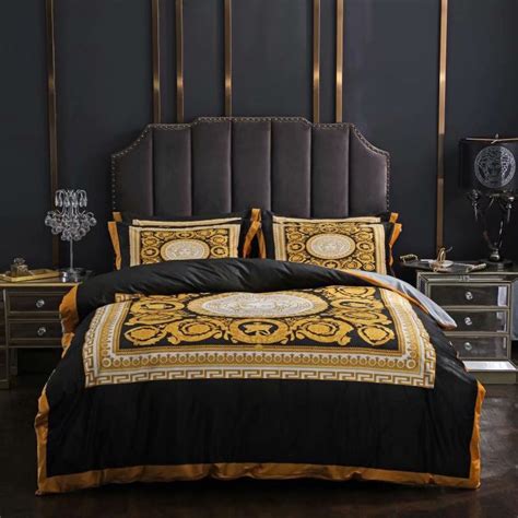 versace bed set replica|versace comforter set king.